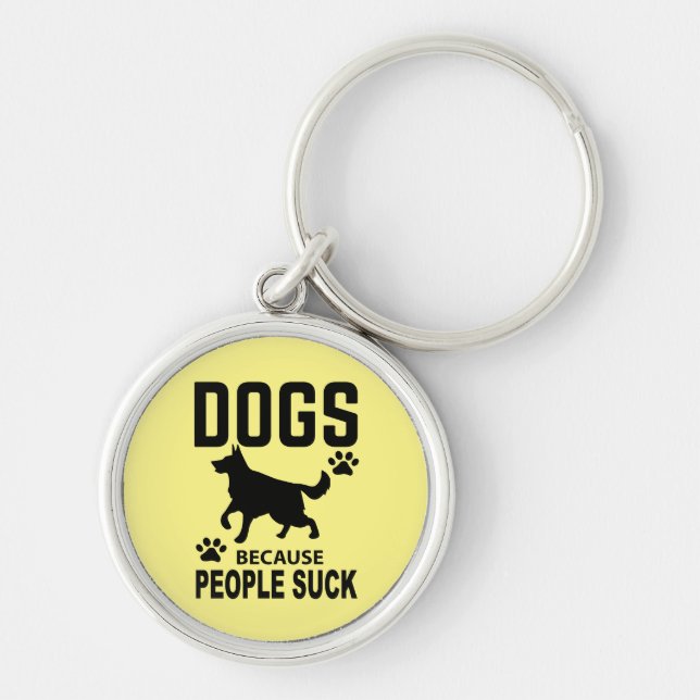 Dog Mum Introvert Hater Cute German Shepherd   Key Ring (Front)