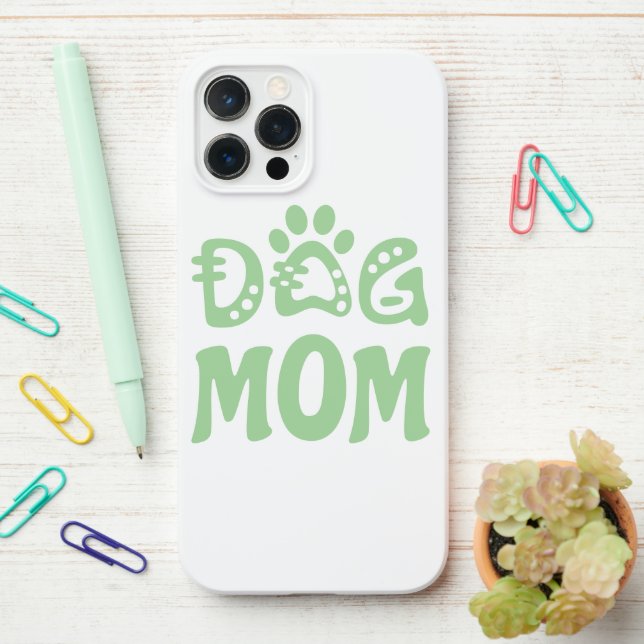 Dog Mum iPhone Case (On Desk)