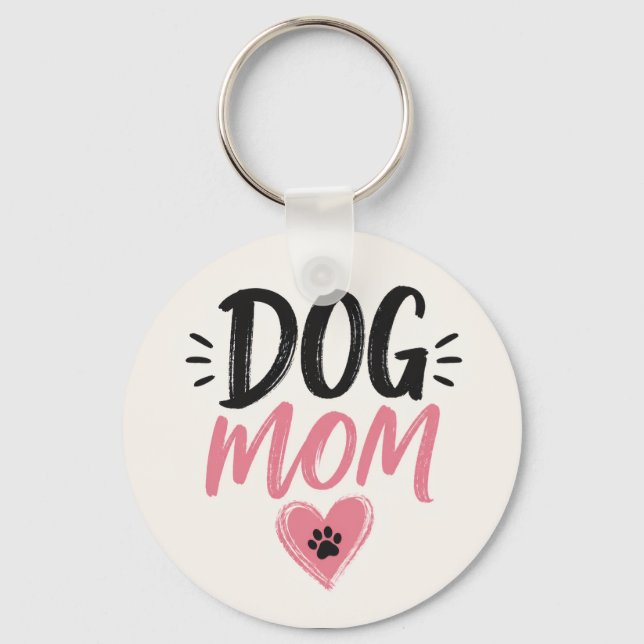 Dog mum key ring (Front)