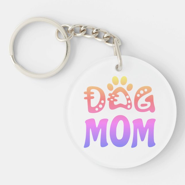 Dog Mum Key Ring (Front)