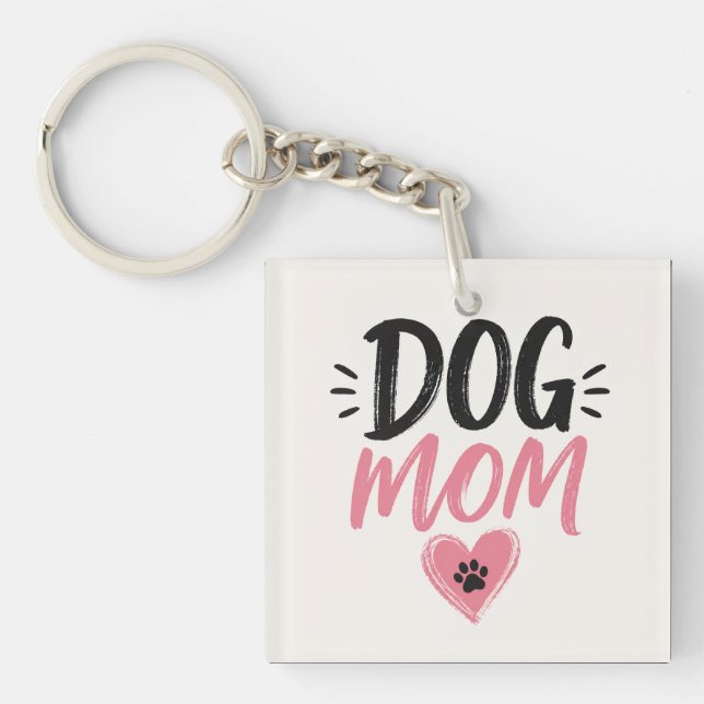 Dog mum key ring (Front)
