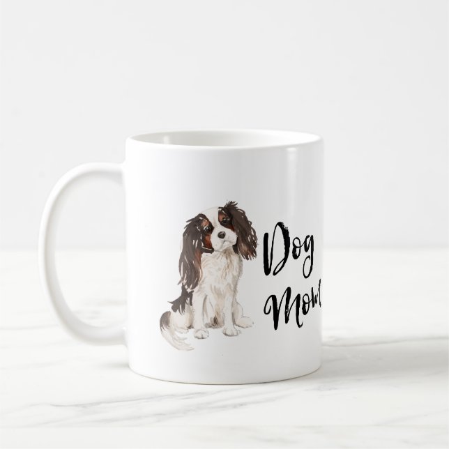 Dog Mum King Charles Spaniel Coffee Mug (Left)