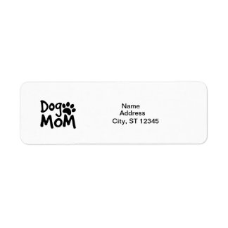 Dog Mum label Return Address Label