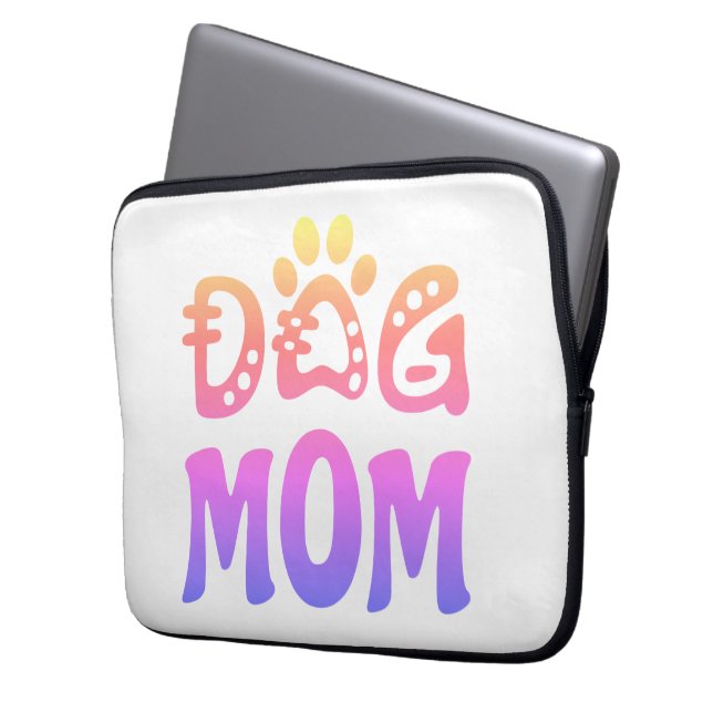 Dog Mum Laptop Sleeve (Front Left)
