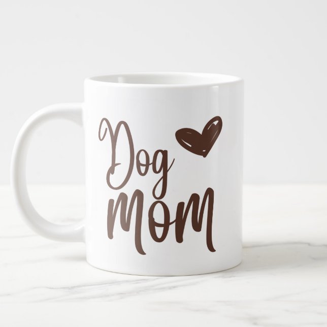 Dog Mum Large Coffee Mug (Left)