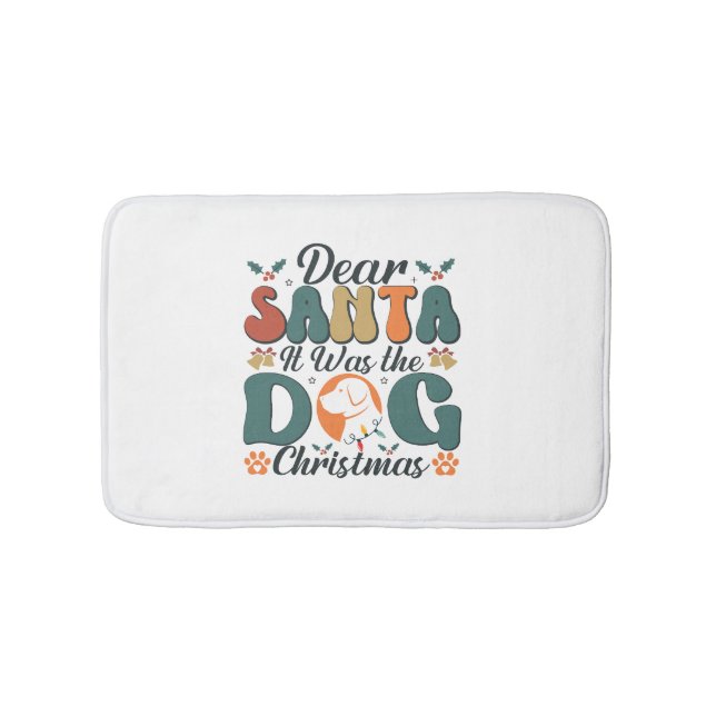 Dog Mum Life Bath Mat (Front)