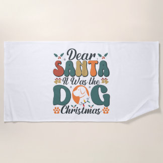 Dog Mum Life Beach Towel