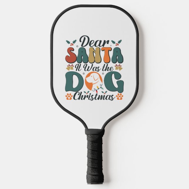 Dog Mum Life Pickleball Paddle (Front)