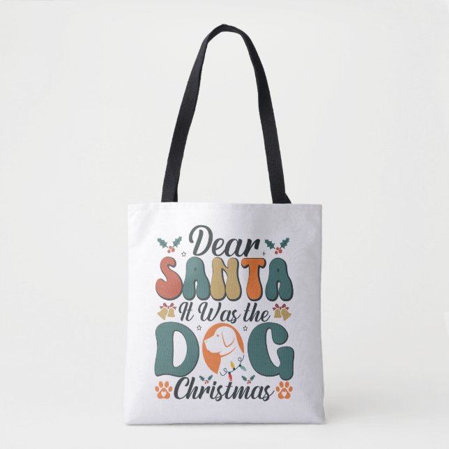 Dog Mum Life Tote Bag (Front)
