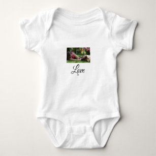 Dog mum love add name text pet name lovers baby bodysuit
