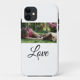 Dog mum love add name text pet name lovers iPhone 11 case