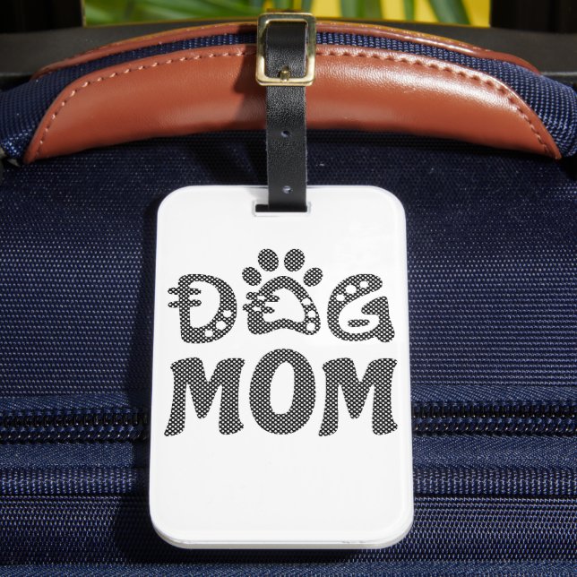 Dog Mum Luggage Tag (Front Insitu 2)