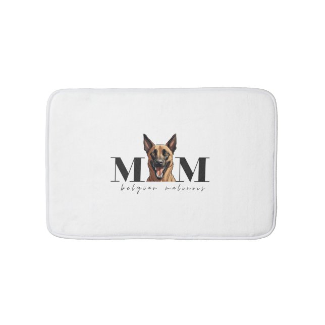 Dog Mum MALINOIS Classic T-Shirt Bath Mat (Front)