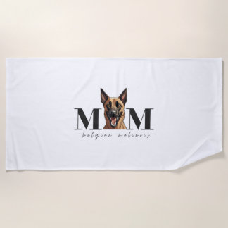 Dog Mum MALINOIS Classic T-Shirt Beach Towel