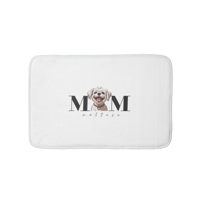Dog Mum MALTESE Classic T-Shirt Bath Mat (Front)