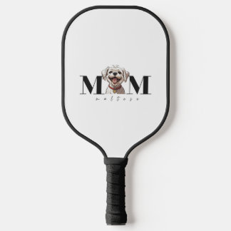 Dog Mum MALTESE Classic T-Shirt Pickleball Paddle