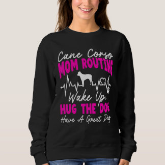 Dog Mum Mastiff Dog Breed Cane Corso Mum Sweatshirt
