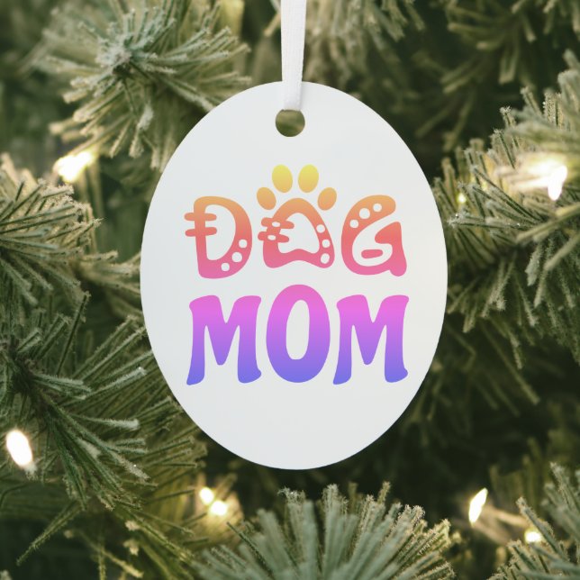 Dog Mum Metal Tree Decoration (Insitu)