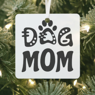 Dog Mum Metal Tree Decoration