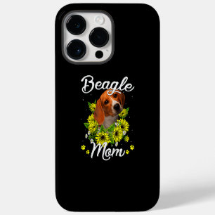 Dog Mum Mors Day/ Sunflower Beagle Mum iPhone 14 Pro Max Case