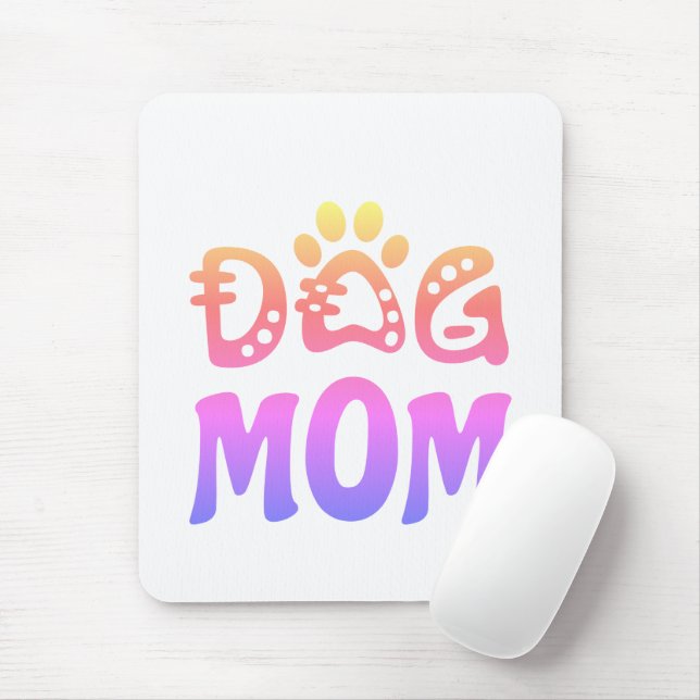Dog Mum Mouse Pad (With Mouse)