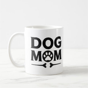 Dog Mum Mug – Cute Paw Print Gift for Dog Lovers