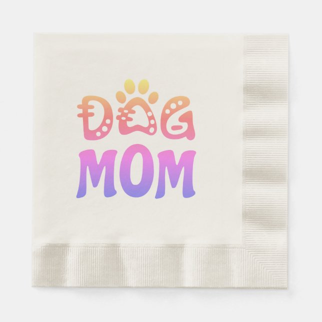 Dog Mum Napkin (Front)