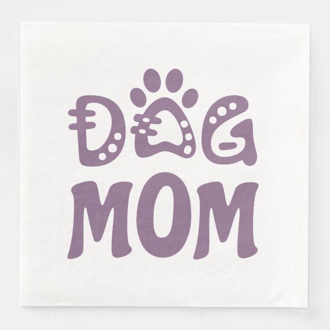 Dog Mum Napkin (Front)
