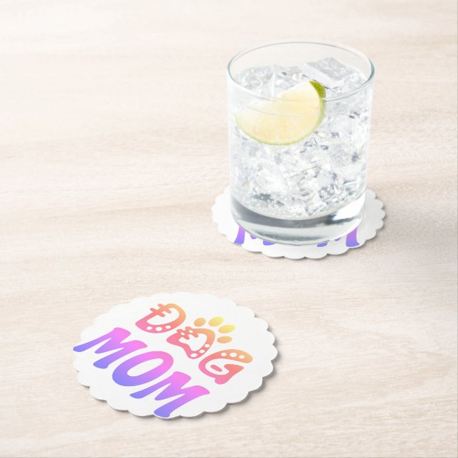 Dog Mum Paper Coaster (Insitu)