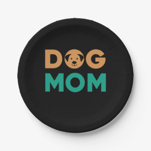 Dog Mum Paper Plate
