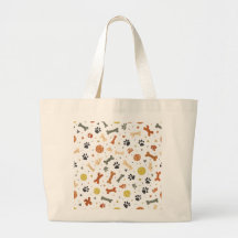 Dog Mum Park Bag | Terracotta & Sage Bone Pattern