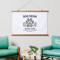 Dog Mum  Paw Floral 