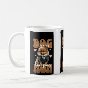 Dog Mum Paw Print Mug – Cute Coffee Cup for Pet Lo