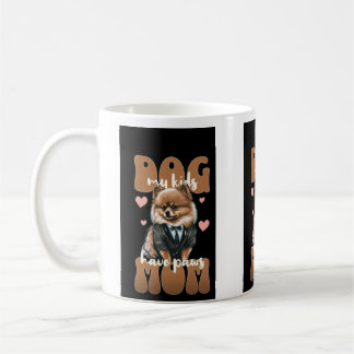 Dog Mum Paw Print Mug – Cute Coffee Cup for Pet Lo