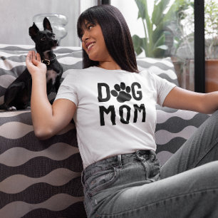 Dog Mum Paw Print T-Shirt