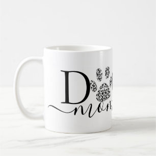 Dog Mum pawprint Coffee Mug
