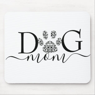 Dog Mum pawprint  Mouse Pad