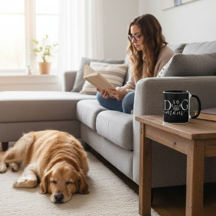 Dog Mum pawprint Mug