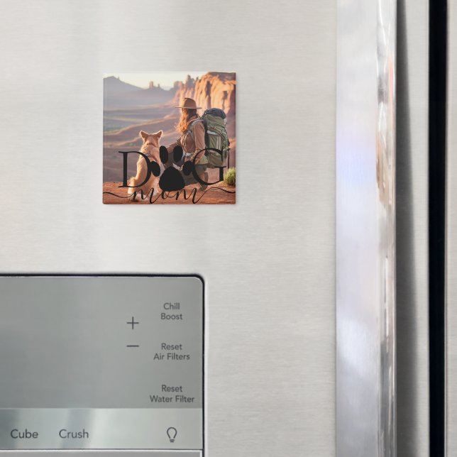 Dog Mum photo memory Magnet (In Situ (Fridge))