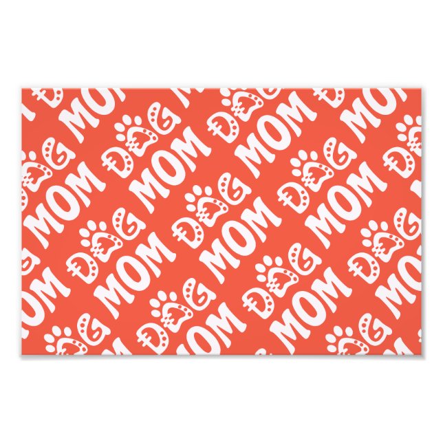 Dog Mum Photo Print (Front)