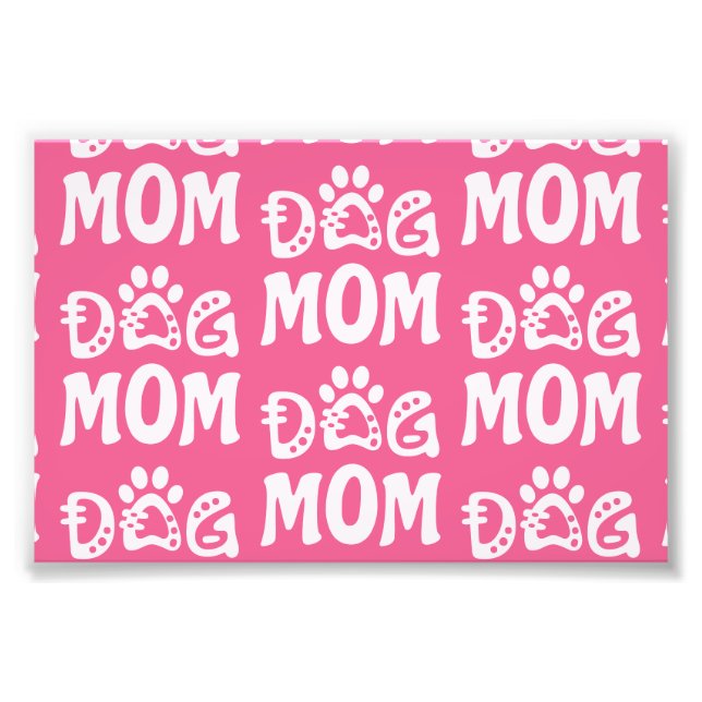 Dog Mum Photo Print (Front)