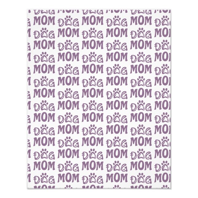 Dog Mum Photo Print (Front)