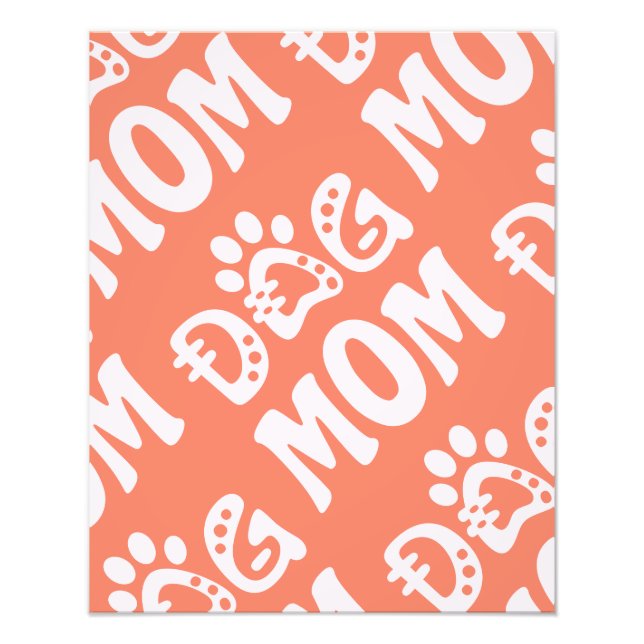Dog Mum Photo Print (Front)