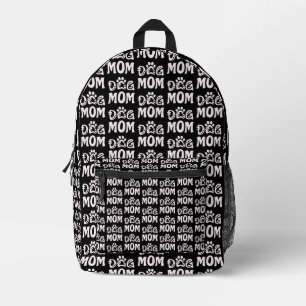 Dog Mum Printed Backpack