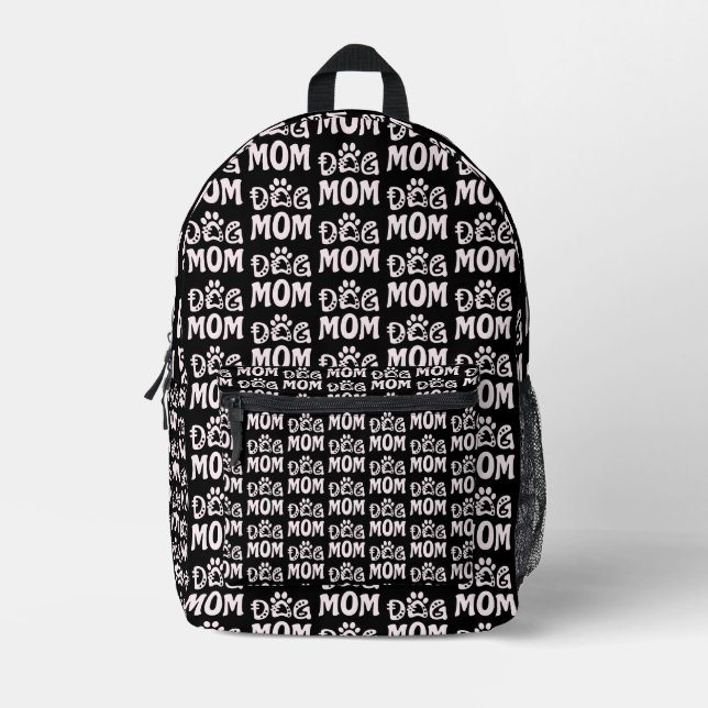 Dog Mum Printed Backpack (Front)