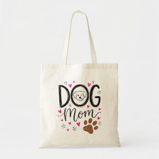 Dog Mum Puppy Face Tote Bag