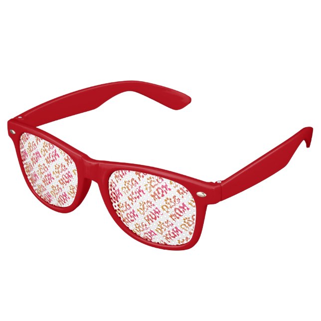 Dog Mum Retro Sunglasses (Angled)