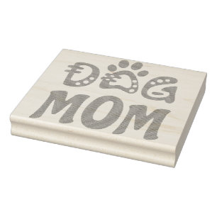 Dog Mum Rubber Stamp