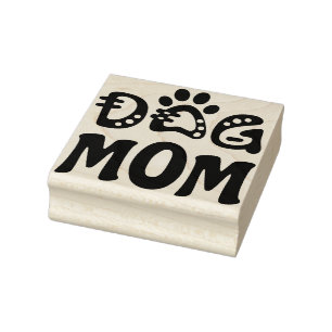 Dog Mum Rubber Stamp