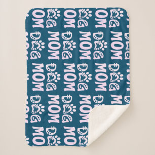 Dog Mum Sherpa Blanket